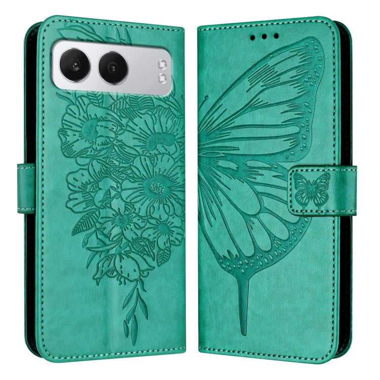 For OnePlus Nord 4 5G Embossed Butterfly Leather Phone Case