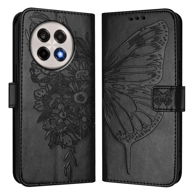 For OnePlus Ace 5 Pro / Ace 5 Embossed Butterfly Leather Phone Case