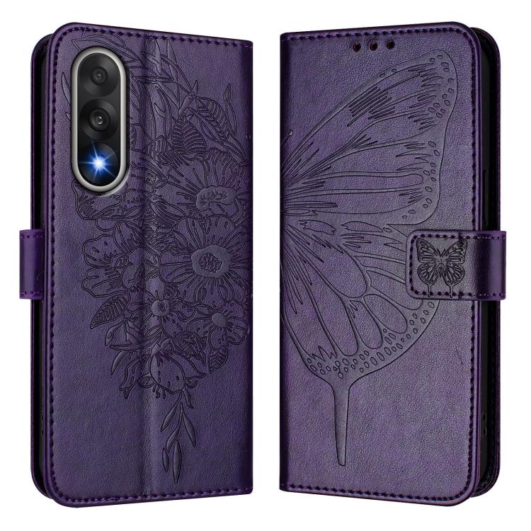 For OnePlus Ace 5 Ultra Embossed Butterfly Leather Phone Case