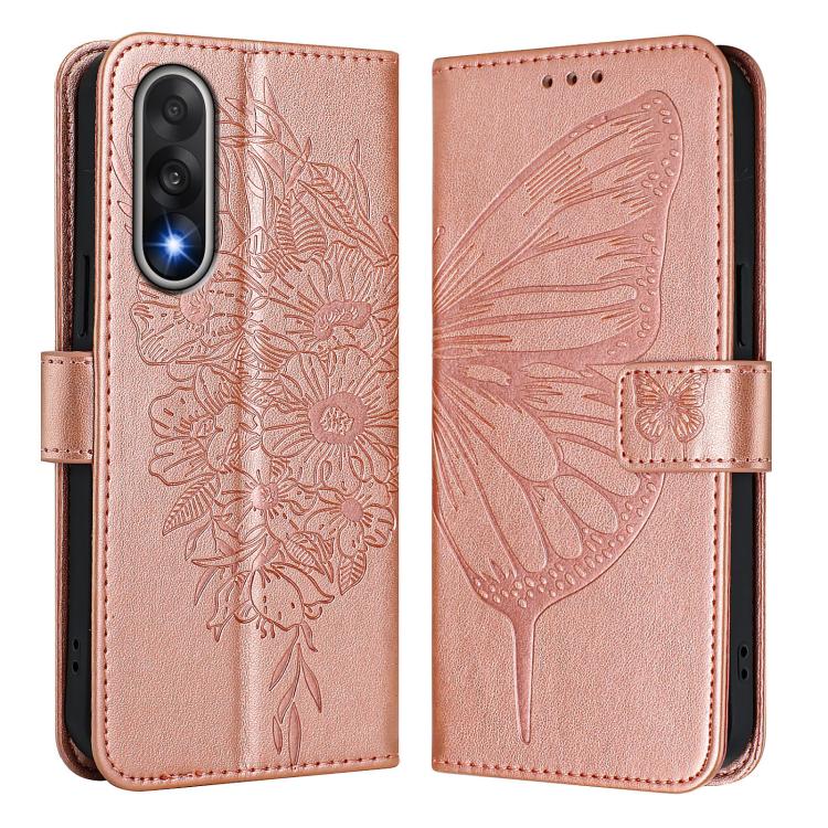 For OnePlus Ace 5 Ultra Embossed Butterfly Leather Phone Case