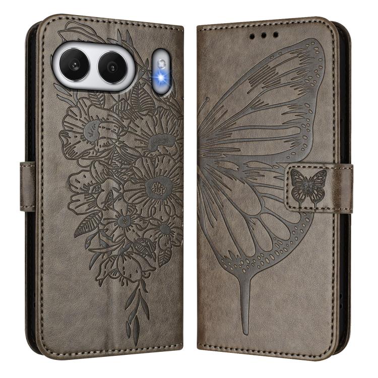 For OnePlus Nord 4 5G Global Embossed Butterfly Leather Phone Case