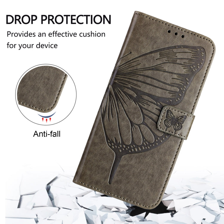For Realme 12 5G Global Embossed Butterfly Leather Phone Case