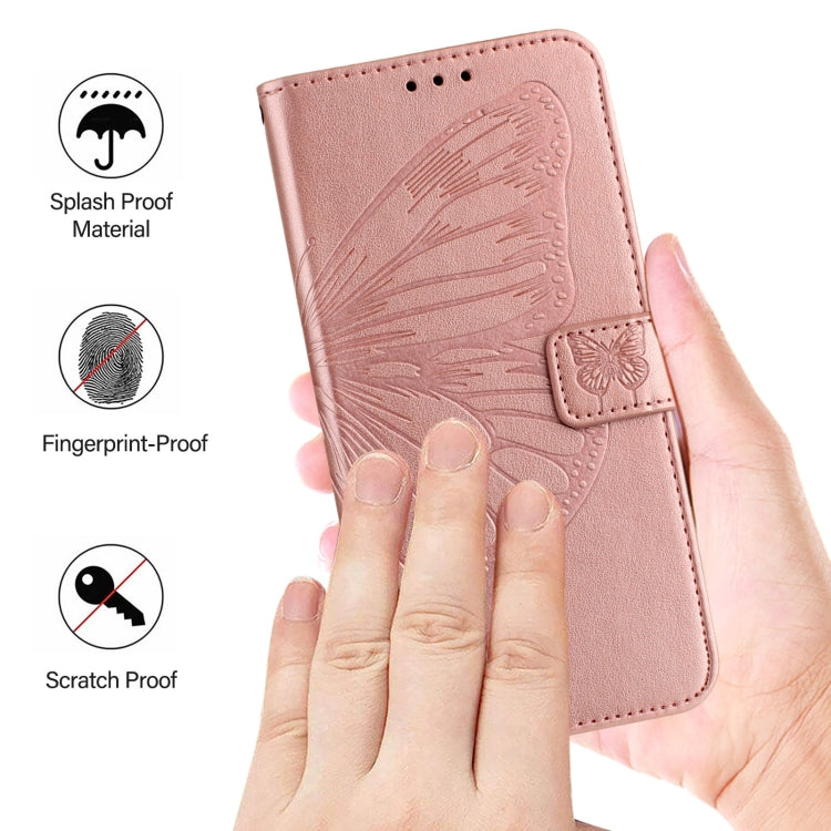 For Realme Note 50 4G Global / C51 4G Embossed Butterfly Leather Phone Case