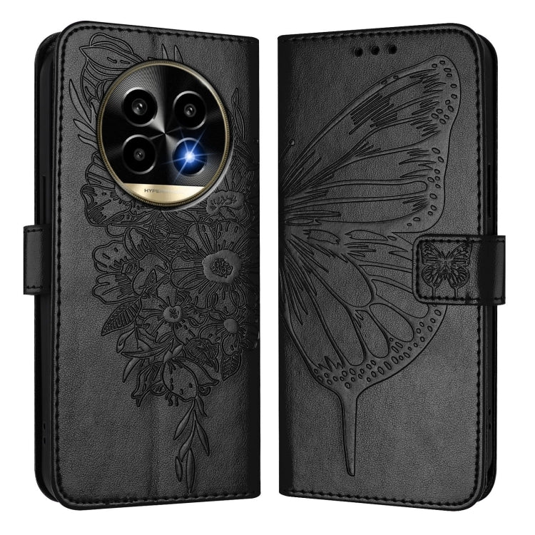 For Realme 13 Pro / 13 Pro+ 5G Embossed Butterfly Leather Phone Case