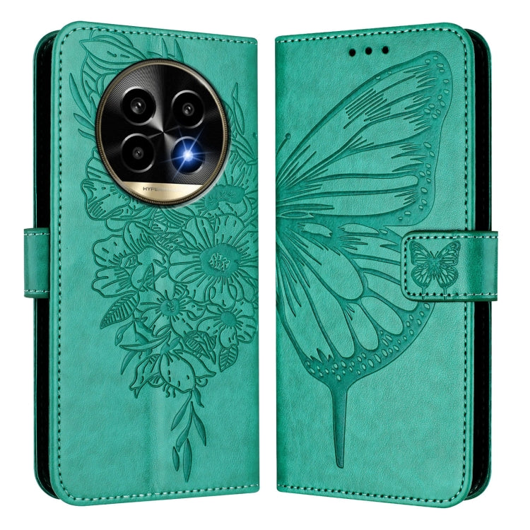 For Realme 13 Pro / 13 Pro+ 5G Embossed Butterfly Leather Phone Case