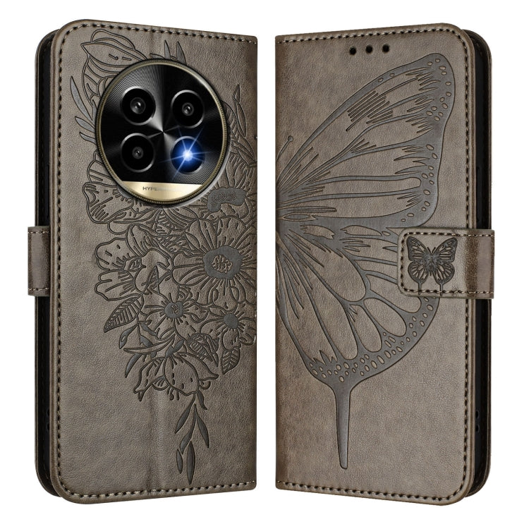 For Realme 13 Pro / 13 Pro+ 5G Embossed Butterfly Leather Phone Case