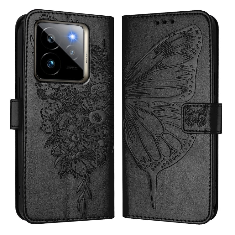 For Realme GT7 Pro 5G Embossed Butterfly Leather Phone Case