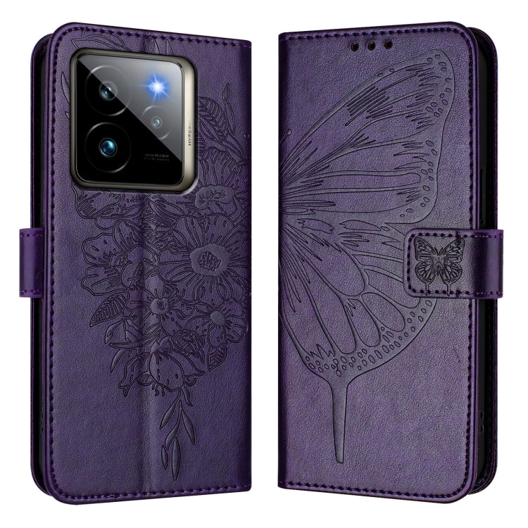For Realme GT7 Pro 5G Embossed Butterfly Leather Phone Case