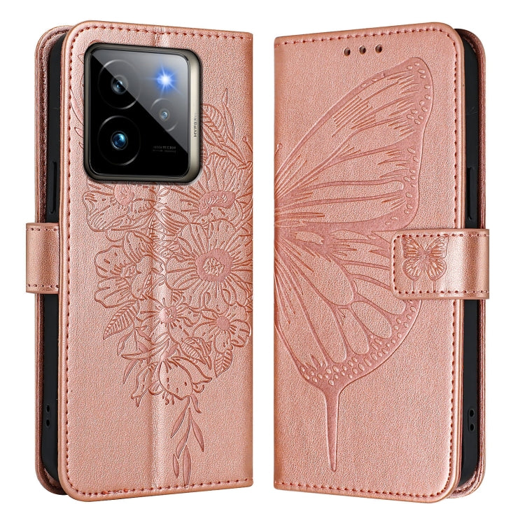 For Realme GT7 Pro 5G Embossed Butterfly Leather Phone Case