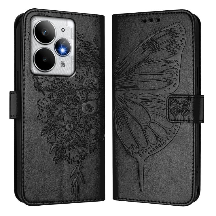 For Realme Neo7 Turbo 5G Embossed Butterfly Leather Phone Case