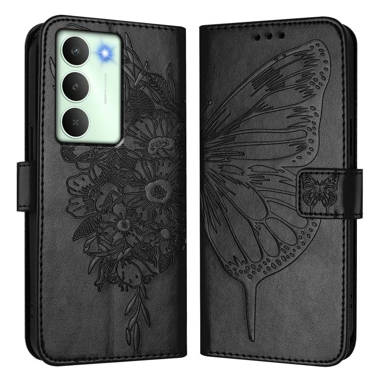 For Realme V70 / 14x Global / C75 5G Embossed Butterfly Leather Phone Case