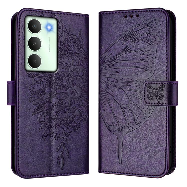 For Realme V70 / 14x Global / C75 5G Embossed Butterfly Leather Phone Case