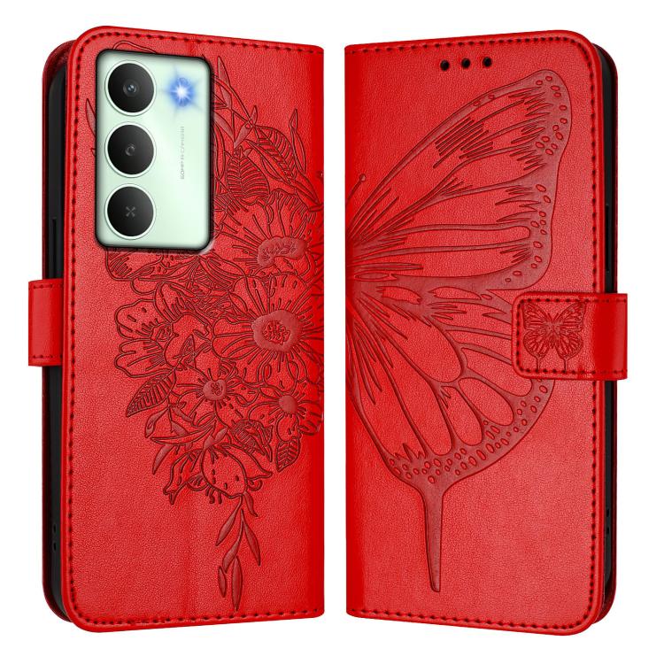 For Realme V70 / 14x Global / C75 5G Embossed Butterfly Leather Phone Case