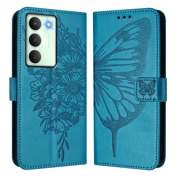 For Realme V70 / 14x Global / C75 5G Embossed Butterfly Leather Phone Case