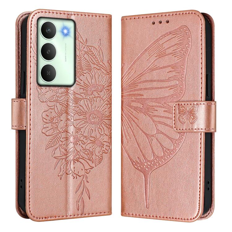 For Realme V70 / 14x Global / C75 5G Embossed Butterfly Leather Phone Case