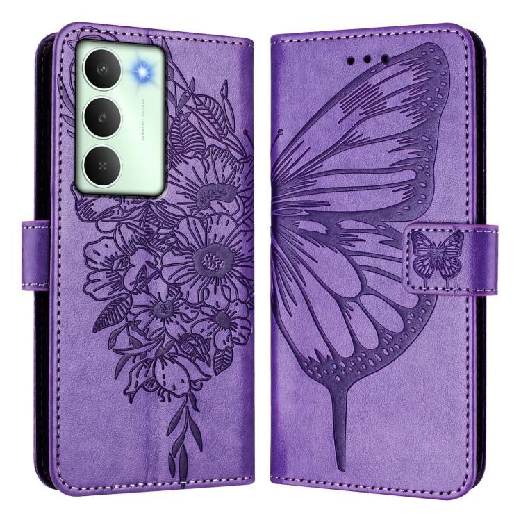 For Realme V70 / 14x Global / C75 5G Embossed Butterfly Leather Phone Case