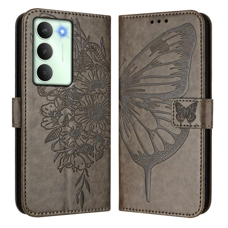 For Realme V70 / 14x Global / C75 5G Embossed Butterfly Leather Phone Case