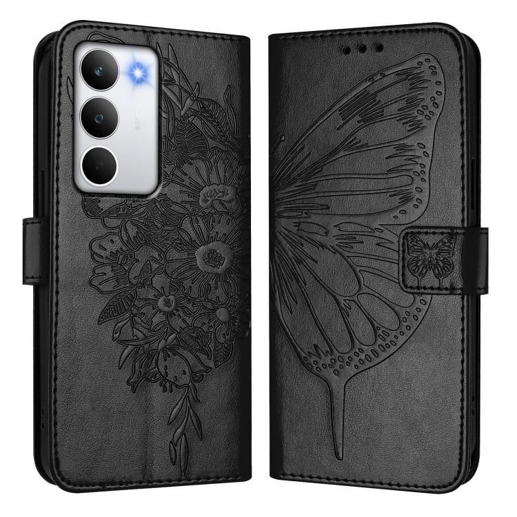 For Realme C71 4G Global Embossed Butterfly Leather Phone Case