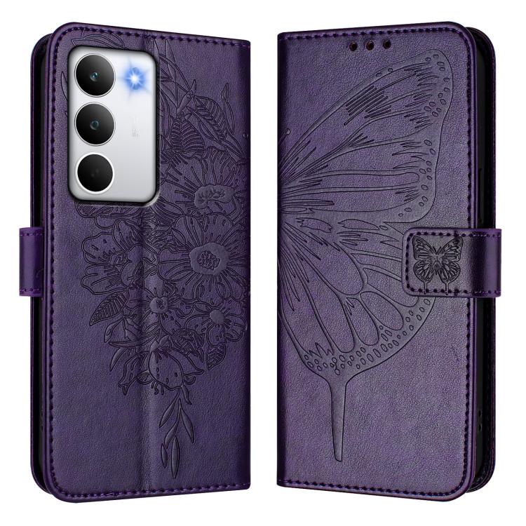 For Realme C71 4G Global Embossed Butterfly Leather Phone Case