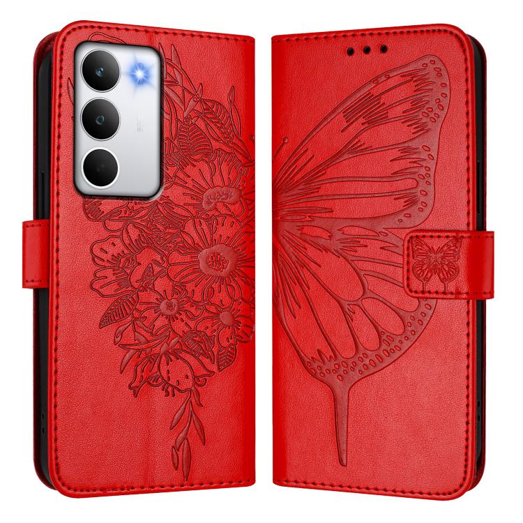 For Realme C71 4G Global Embossed Butterfly Leather Phone Case