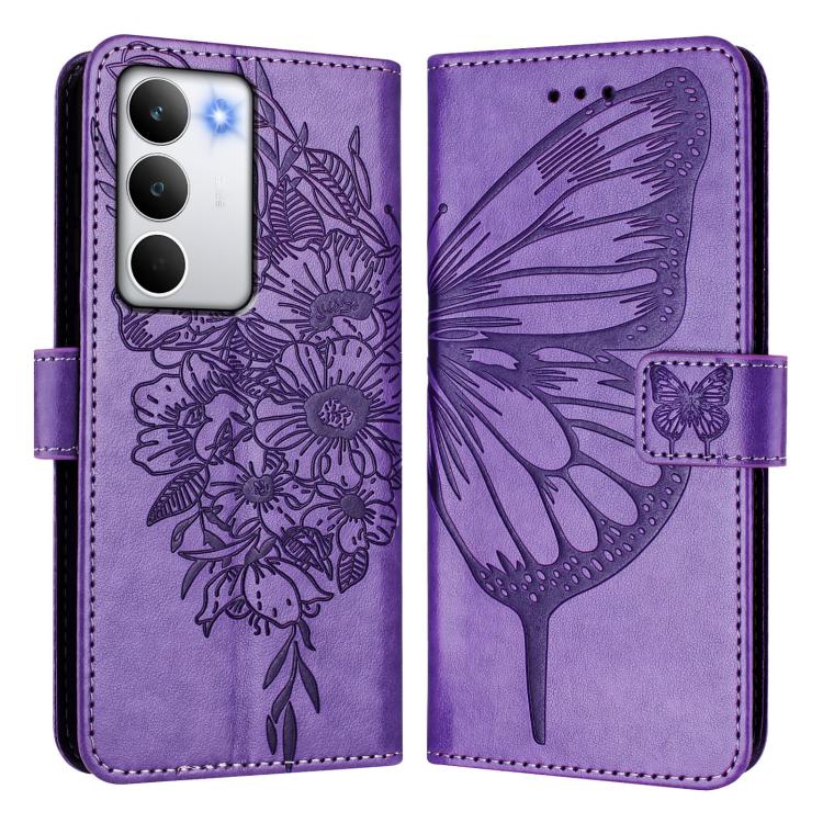 For Realme C71 4G Global Embossed Butterfly Leather Phone Case