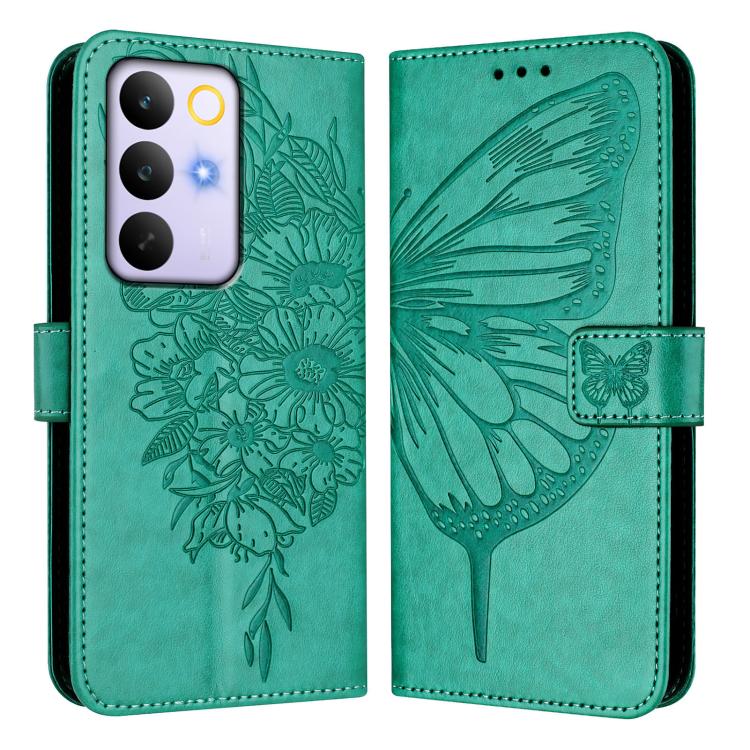 For Realme C85 5G / 15x 5G India Embossed Butterfly Leather Phone Case