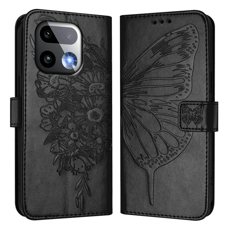 For Realme 16 Pro+ 5G Global Embossed Butterfly Leather Phone Case