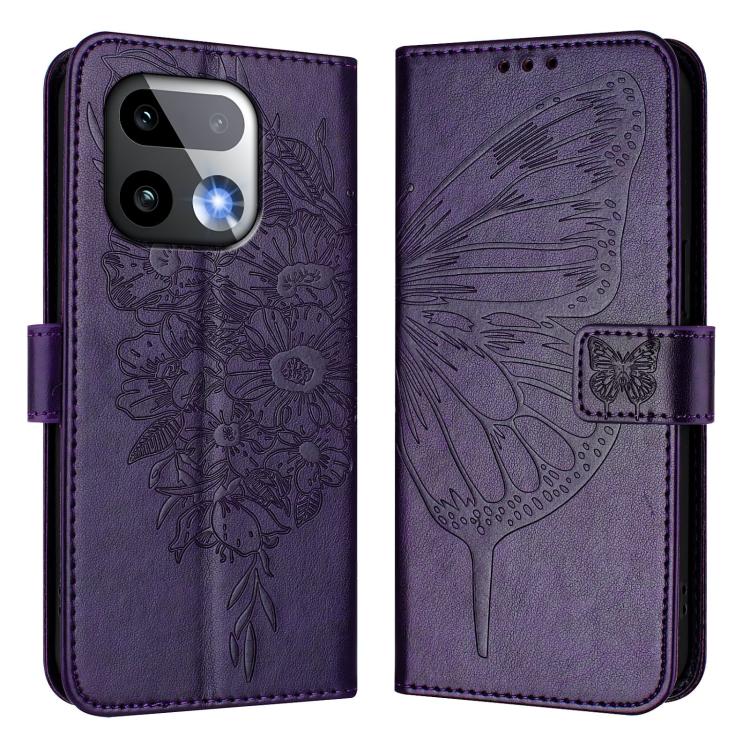 For Realme 16 Pro+ 5G Global Embossed Butterfly Leather Phone Case