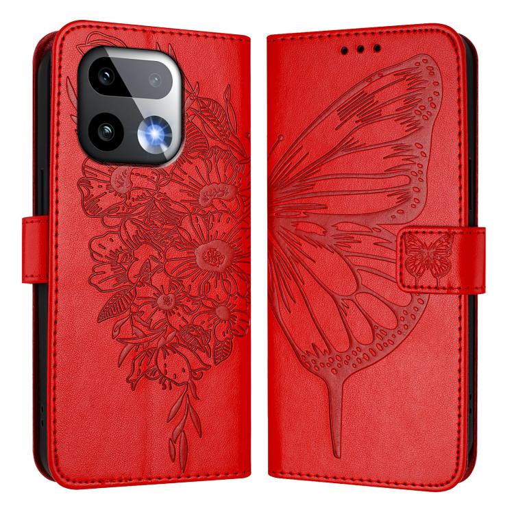 For Realme 16 Pro+ 5G Global Embossed Butterfly Leather Phone Case