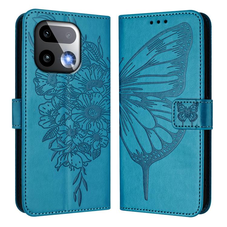 For Realme 16 Pro+ 5G Global Embossed Butterfly Leather Phone Case