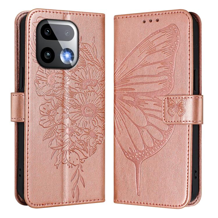 For Realme 16 Pro+ 5G Global Embossed Butterfly Leather Phone Case