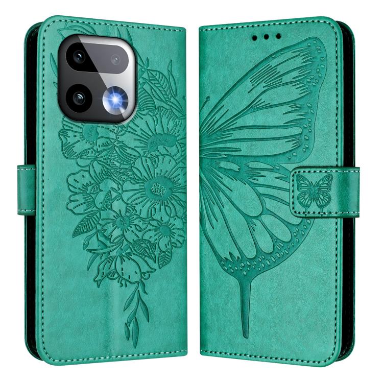 For Realme 16 Pro+ 5G Global Embossed Butterfly Leather Phone Case