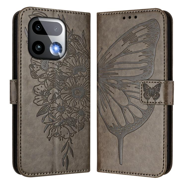 For Realme 16 Pro+ 5G Global Embossed Butterfly Leather Phone Case