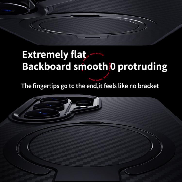 For Samsung Galaxy S26 Ultra 5G Double Ring MagSafe Holder Carbon Fibre Phone Case