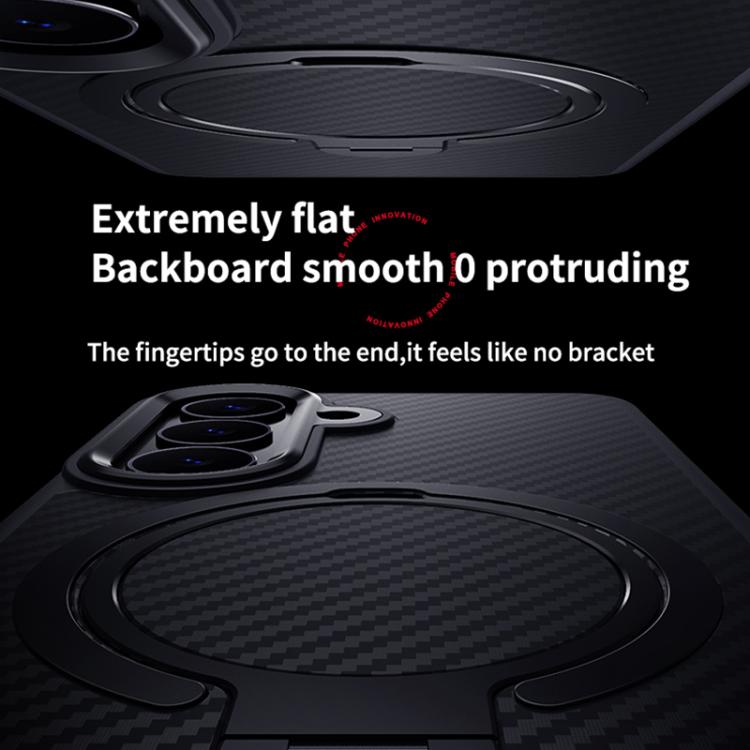 For Samsung Galaxy S26+ 5G Double Ring MagSafe Holder Carbon Fibre Phone Case