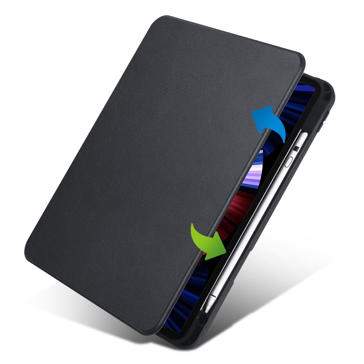 For iPad Pro 11 2025 / 2024 Acrylic 360 Degree Rotation Holder Leather Tablet Case