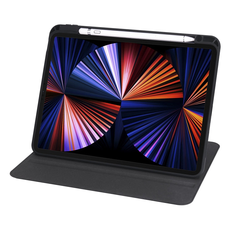 For iPad Pro 11 2025 / 2024 Acrylic 360 Degree Rotation Holder Leather Tablet Case
