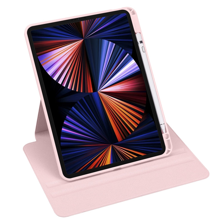 For iPad Pro 11 2025 / 2024 Acrylic 360 Degree Rotation Holder Leather Tablet Case