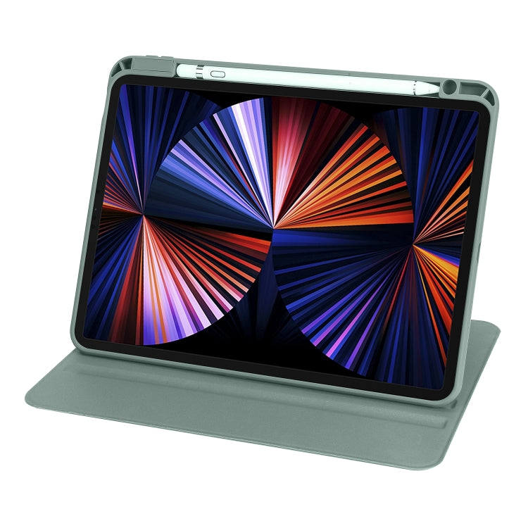 For iPad Pro 11 2025 / 2024 Acrylic 360 Degree Rotation Holder Leather Tablet Case