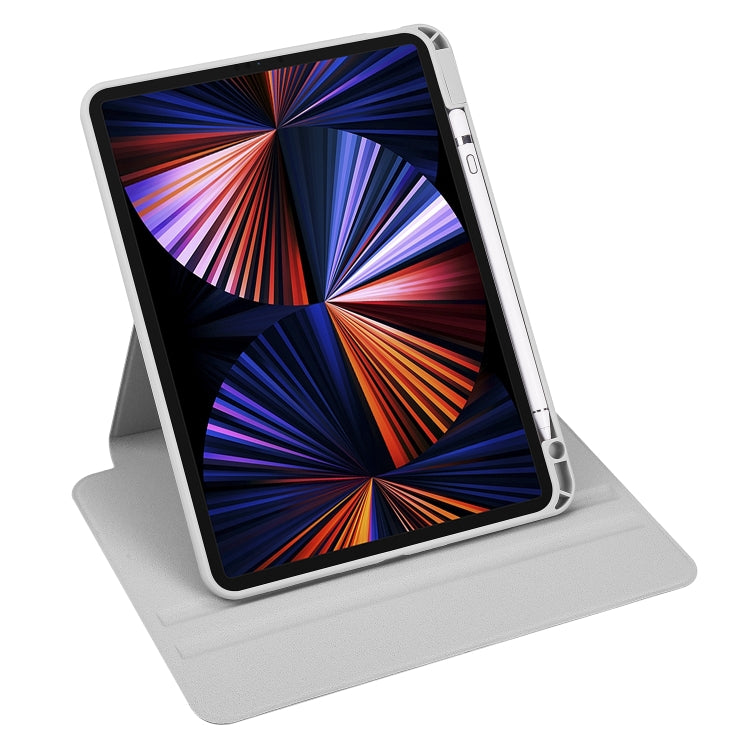 For iPad Pro 11 2025 / 2024 Acrylic 360 Degree Rotation Holder Leather Tablet Case