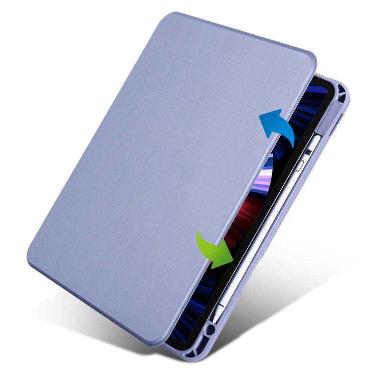 For iPad Pro 11 2025 / 2024 Acrylic 360 Degree Rotation Holder Leather Tablet Case