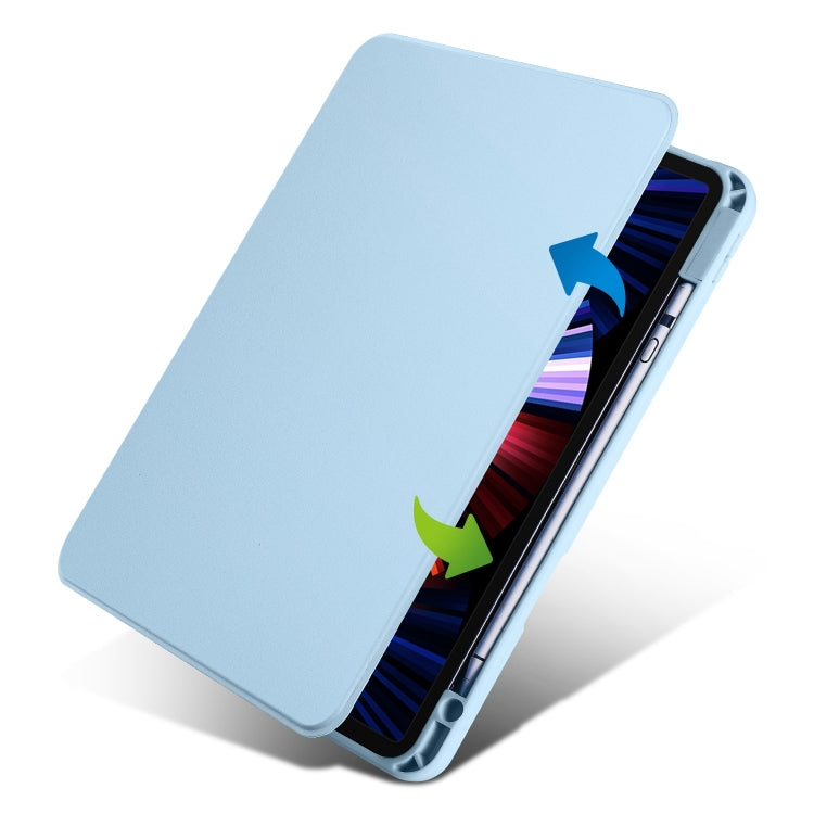 For iPad Pro 13 2025 / 2024 Acrylic 360 Degree Rotation Holder Leather Tablet Case
