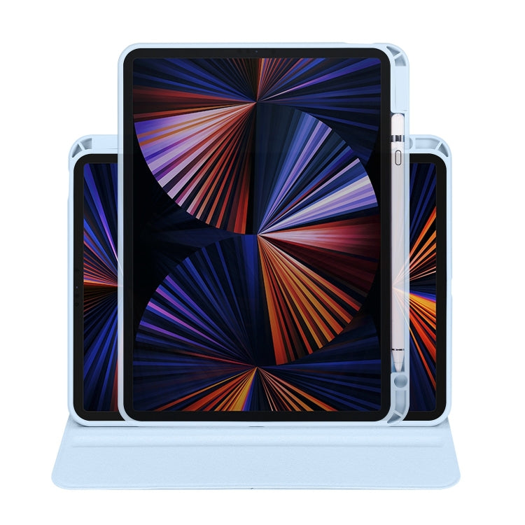 For iPad Pro 13 2025 / 2024 Acrylic 360 Degree Rotation Holder Leather Tablet Case