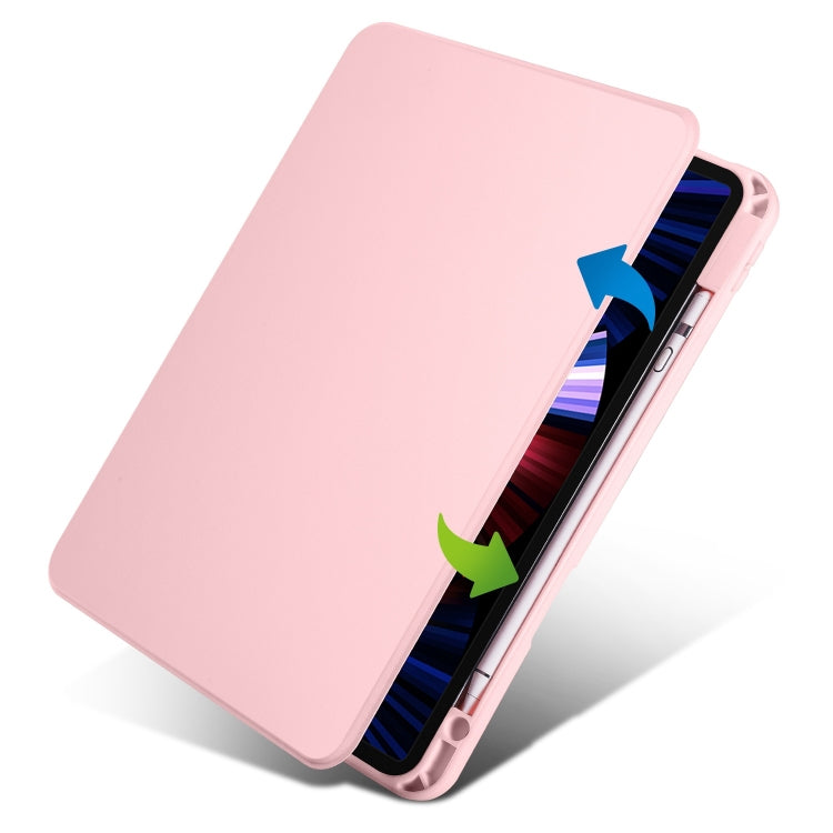 For iPad Pro 13 2025 / 2024 Acrylic 360 Degree Rotation Holder Leather Tablet Case