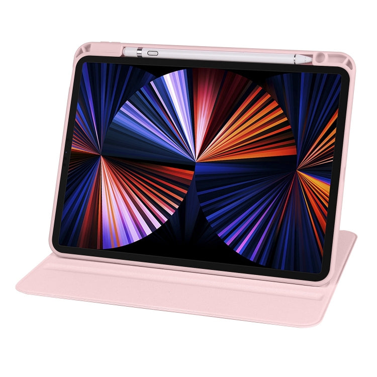 For iPad Pro 13 2025 / 2024 Acrylic 360 Degree Rotation Holder Leather Tablet Case