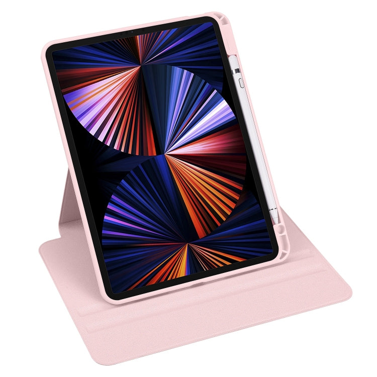 For iPad Pro 13 2025 / 2024 Acrylic 360 Degree Rotation Holder Leather Tablet Case