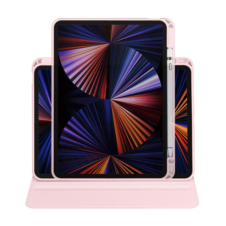 For iPad Pro 13 2025 / 2024 Acrylic 360 Degree Rotation Holder Leather Tablet Case