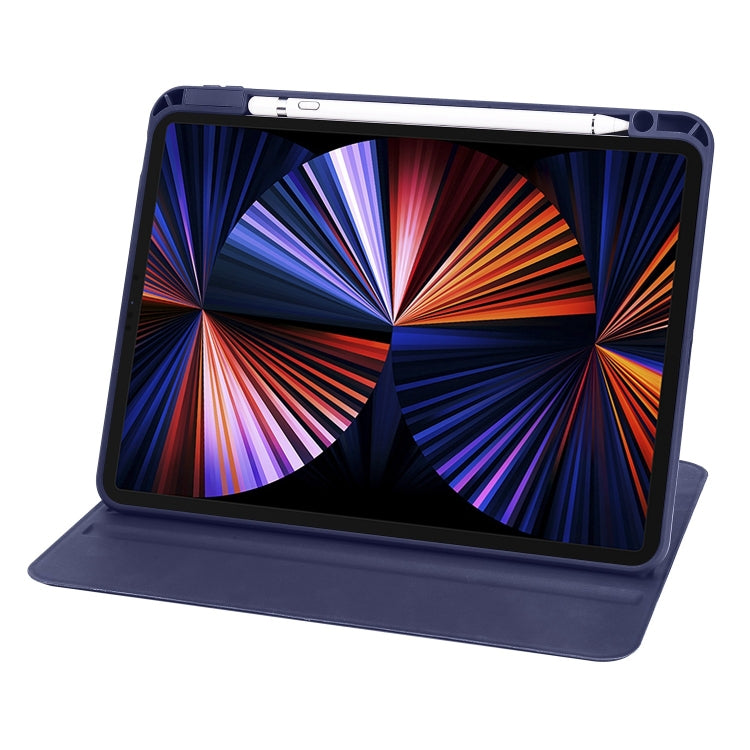 For iPad Pro 13 2025 / 2024 Acrylic 360 Degree Rotation Holder Leather Tablet Case
