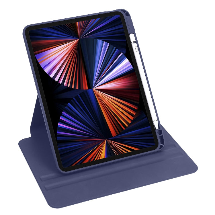 For iPad Pro 13 2025 / 2024 Acrylic 360 Degree Rotation Holder Leather Tablet Case