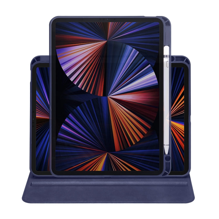 For iPad Pro 13 2025 / 2024 Acrylic 360 Degree Rotation Holder Leather Tablet Case